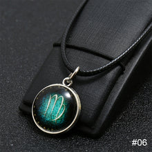 Load image into Gallery viewer, Luminous 12 Constellation Necklace Fashion Simple Long Necklace Constellation Pendant Necklace Jewelry Accessories Gift
