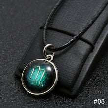 Load image into Gallery viewer, Luminous 12 Constellation Necklace Fashion Simple Long Necklace Constellation Pendant Necklace Jewelry Accessories Gift

