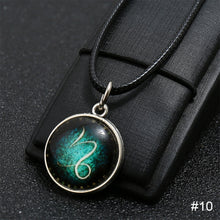 Load image into Gallery viewer, Luminous 12 Constellation Necklace Fashion Simple Long Necklace Constellation Pendant Necklace Jewelry Accessories Gift
