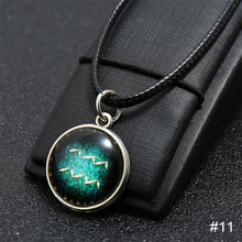 Load image into Gallery viewer, Luminous 12 Constellation Necklace Fashion Simple Long Necklace Constellation Pendant Necklace Jewelry Accessories Gift
