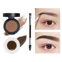 Load image into Gallery viewer, Eyebrow Cream Eyebrow Powder 2 in 1 Easy-color Waterproof Sweat-proof Eyebrow Balm Long-lasting Eyebrow Cream Cosmetics
