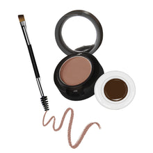 Load image into Gallery viewer, Eyebrow Cream Eyebrow Powder 2 in 1 Easy-color Waterproof Sweat-proof Eyebrow Balm Long-lasting Eyebrow Cream Cosmetics
