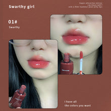 Load image into Gallery viewer, 6 Colors Water-light Mirror Lip Glaze Moisturizing Long-lasting Lipstick Lip Gloss Lips Makeup Cosmetic

