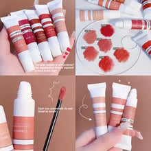 Load image into Gallery viewer, 6 Colors Matte Velvet Lip Clay Waterproof Long Lasting Lipstick Lip Balm Women Lip Makeup Cosmetics
