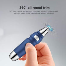 Load image into Gallery viewer, Electric Nose Hair Trimmer Portable Nose Hair Shaver Waterproof Trimmer Facial Cleansing Care Tool for Men
