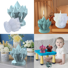 Load image into Gallery viewer, Iceberg Shape Crystal Cluster Candle Silicone Mold For Candle Making Ice Soap Resin Mould Craft Making Demold Nonstick Home Decoration
