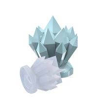 Load image into Gallery viewer, Iceberg Shape Crystal Cluster Candle Silicone Mold For Candle Making Ice Soap Resin Mould Craft Making Demold Nonstick Home Decoration
