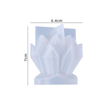 Load image into Gallery viewer, Iceberg Shape Crystal Cluster Candle Silicone Mold For Candle Making Ice Soap Resin Mould Craft Making Demold Nonstick Home Decoration
