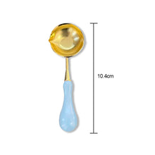 Load image into Gallery viewer, Wax Seal Stamp Fire Paint Seal Supplies Wax Spoon Sealing Wax Melting Pot Craft Supplies
