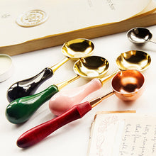 Load image into Gallery viewer, Wax Seal Stamp Fire Paint Seal Supplies Wax Spoon Sealing Wax Melting Pot Craft Supplies
