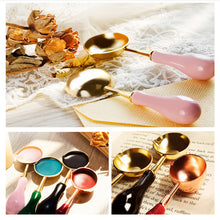 Load image into Gallery viewer, Wax Seal Stamp Fire Paint Seal Supplies Wax Spoon Sealing Wax Melting Pot Craft Supplies
