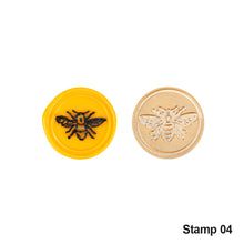 Load image into Gallery viewer, Crown Rose Tree Pattern Wax Seal Stamps With Wooden Handle Dedicated Metal Head Retro Wedding Invitations Envelope Sealing
