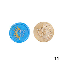Load image into Gallery viewer, Crown Rose Tree Pattern Wax Seal Stamps Dedicated Replace Copper Head Retro Wedding Invitations Postcard Envelope Sealing
