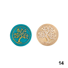 Load image into Gallery viewer, Crown Rose Tree Pattern Wax Seal Stamps Dedicated Replace Copper Head Retro Wedding Invitations Postcard Envelope Sealing
