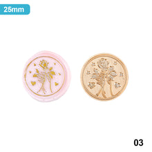Load image into Gallery viewer, 21 Styles Universe Rose Plants Pattern Wax Seal Stamps Dedicated Replace Copper Head Retro Wedding Invitations Postcard Envelope Sealing
