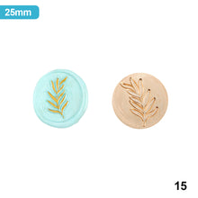 Load image into Gallery viewer, 21 Styles Universe Rose Plants Pattern Wax Seal Stamps Dedicated Replace Copper Head Retro Wedding Invitations Postcard Envelope Sealing
