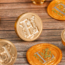 Load image into Gallery viewer, 26 Curlicue European Letter Seal Head Wax Seal Stamps Metal Head DIY Stamp Envelope Wedding Invitations Sealing
