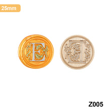Load image into Gallery viewer, 26 Curlicue European Letter Seal Head Wax Seal Stamps Metal Head DIY Stamp Envelope Wedding Invitations Sealing
