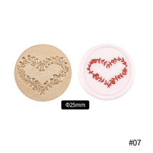 Load image into Gallery viewer, 25mm Blessing Best Wishes Thank You Pattern Wax Seal Stamps Dedicated Copper Head Retro Wedding Invitations Envelope Gift Sealing
