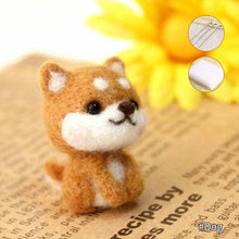 Load image into Gallery viewer, Non-Finished Felt Kit Cute Animal Collection Panda Squirrel Cat Turtle Doll Wool Felt Poked Kitting DIY Felting Materials
