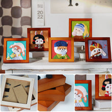 Load image into Gallery viewer, Non-Finished Lovely DIY Wool Felt Kit Famous Painting Handcraft Needle Felting Kit for Needle Material Pack for Kids Beginner Christmas Gift
