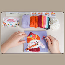Load image into Gallery viewer, Non-Finished Lovely DIY Wool Felt Kit Famous Painting Handcraft Needle Felting Kit for Needle Material Pack for Kids Beginner Christmas Gift
