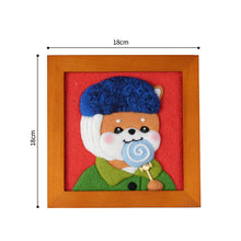 Load image into Gallery viewer, Non-Finished Lovely DIY Wool Felt Kit Famous Painting Handcraft Needle Felting Kit for Needle Material Pack for Kids Beginner Christmas Gift
