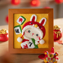 Load image into Gallery viewer, Non-Finished Lovely DIY Wool Felt Kit Famous Painting Handcraft Needle Felting Kit for Needle Material Pack for Kids Beginner Christmas Gift
