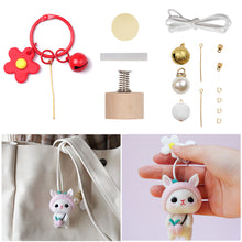 Load image into Gallery viewer, Non-Finished Lovely DIY Wool Felt Keychain Accessrioes for Needle Material Pack for Kids Beginner Valentine's Day Gifts
