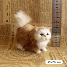 Load image into Gallery viewer, Simulation Mini Cat Rabbit Fox Owl Fur Model Plush Cats Children Birthday Gifts Imitation Animal Doll Home Decor
