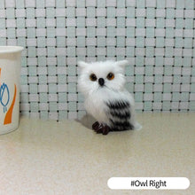 Load image into Gallery viewer, Simulation Mini Cat Rabbit Fox Owl Fur Model Plush Cats Children Birthday Gifts Imitation Animal Doll Home Decor
