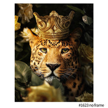 Load image into Gallery viewer, 40*50cm DIY Animal Oil Painting By Numbers Painting Framed Canvas Painting Digital Painting Drawing Practice Birthday Gift Home Bedroom Wall Decoration
