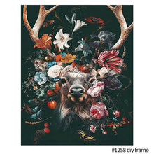 Load image into Gallery viewer, 40*50cm DIY Animal Oil Painting By Numbers Painting Framed Canvas Painting Digital Painting Drawing Practice Birthday Gift Home Bedroom Wall Decoration
