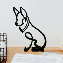 Load image into Gallery viewer, Art Sculpture Cat Dog Minimalist Personalized Gift Simple Metal Decor Modern Home Decoration Desk Office Ornament
