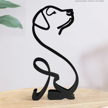 Load image into Gallery viewer, Art Sculpture Cat Dog Minimalist Personalized Gift Simple Metal Decor Modern Home Decoration Desk Office Ornament
