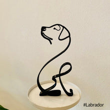 Load image into Gallery viewer, Art Sculpture Cat Dog Minimalist Personalized Gift Simple Metal Decor Modern Home Decoration Desk Office Ornament
