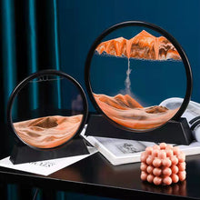 Load image into Gallery viewer, Creative 5/7/12inch 3D Moving Sand Art Painting Glass Sandscape in Motion Hourglass Moving Sand Frame Display Gift Home Decor
