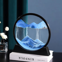 Load image into Gallery viewer, Creative 5/7/12inch 3D Moving Sand Art Painting Glass Sandscape in Motion Hourglass Moving Sand Frame Display Gift Home Decor
