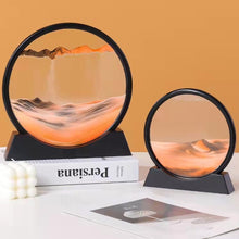 Load image into Gallery viewer, Creative 5/7/12inch 3D Moving Sand Art Painting Glass Sandscape in Motion Hourglass Moving Sand Frame Display Gift Home Decor
