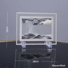 Load image into Gallery viewer, Creative 5/7/12inch 3D Moving Sand Art Painting Glass Sandscape in Motion Hourglass Moving Sand Frame Display Gift Home Decor
