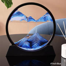Load image into Gallery viewer, Creative 5/7/12inch 3D Moving Sand Art Painting Glass Sandscape in Motion Hourglass Moving Sand Frame Display Gift Home Decor
