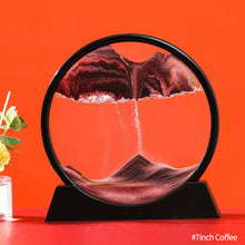 Load image into Gallery viewer, Creative 5/7/12inch 3D Moving Sand Art Painting Glass Sandscape in Motion Hourglass Moving Sand Frame Display Gift Home Decor
