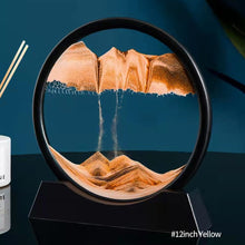 Load image into Gallery viewer, Creative 5/7/12inch 3D Moving Sand Art Painting Glass Sandscape in Motion Hourglass Moving Sand Frame Display Gift Home Decor
