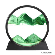 Load image into Gallery viewer, Creative 5/7/12inch 3D Moving Sand Art Painting Glass Sandscape in Motion Hourglass Moving Sand Frame Display Gift Home Decor
