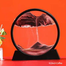 Load image into Gallery viewer, Creative 5/7/12inch 3D Moving Sand Art Painting Glass Sandscape in Motion Hourglass Moving Sand Frame Display Gift Home Decor
