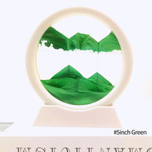 Load image into Gallery viewer, Creative 5/7/12inch 3D Moving Sand Art Painting Glass Sandscape in Motion Hourglass Moving Sand Frame Display Gift Home Decor
