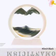 Load image into Gallery viewer, Creative 5/7/12inch 3D Moving Sand Art Painting Glass Sandscape in Motion Hourglass Moving Sand Frame Display Gift Home Decor
