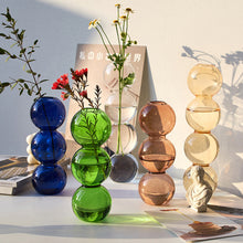 Load image into Gallery viewer, Nordic Glass Bubble Vase Terrarium Transparent Spherical Flower Holder Vase Plant Pots Home Decor Living Room Decoration Gift
