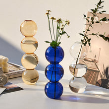 Load image into Gallery viewer, Nordic Glass Bubble Vase Terrarium Transparent Spherical Flower Holder Vase Plant Pots Home Decor Living Room Decoration Gift
