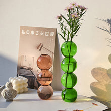 Load image into Gallery viewer, Nordic Glass Bubble Vase Terrarium Transparent Spherical Flower Holder Vase Plant Pots Home Decor Living Room Decoration Gift
